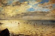 The Sea from the Heights of Dieppe Eugene Delacroix
